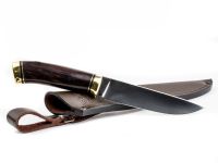 Шкуросъёмный нож Таран, сталь 110х18, рукоять граб