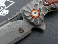 Складной нож Steelclaw Бук, сталь VG-10/дамаск, рукоять красное дерево