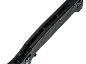 Складной нож Obertech ns-02 Normal straight black blade, сталь VG-10, рукоять G10, черный