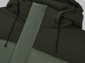 Стеганая куртка с капюшоном