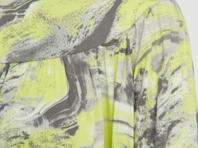 Платье свободного силуэта с принтом