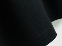 Поло из техноткани с воротником на молнии, Черный