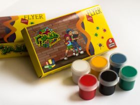 Набор гуаши детской Flyer 6 цветов 20 мл