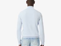 Мужской хлопковый свитер Lacoste на молнии с высоким воротом