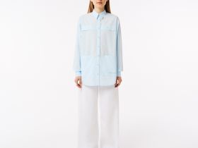 Женская блузка Lacoste свободного кроя