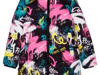 Пальто текстильное с полиуретановым покрытием для девочек