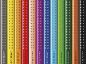 Набор карандашей цветных Faber-castell "Jumbo Grip" 12 цв + точилка в картоне