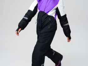 Комбинезон текстильный с полиуретановым покрытием для девочек