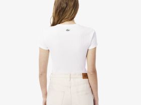 Женская хлопковая футболка Lacoste Urban