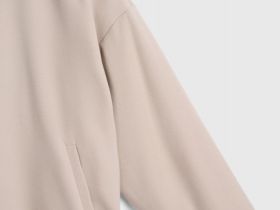 Бомбер на молнии, Бежевый