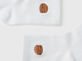 Носки с вышивкой для мальчиков, Белый