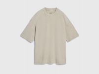 Футболка с эффектом стирки, Бежевый