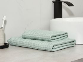 Полотенце вафельное Lorgo, мята