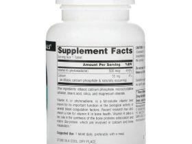 Source Naturals, Витамин К, 500 мкг, 200 таблеток
