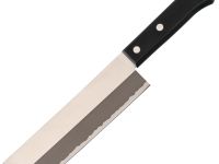 Кухонный нож Накири Tojiro Fuji Cutlery FC-1622, сталь Mo-V, рукоять полипропилен, черный