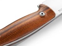 Нож с фиксированным клинком LionSteel M2M, сталь M390, рукоять дерево Santos