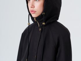 Плащ текстильный с полиуретановым покрытием для девочек