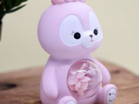 Ночник "Flower bunny", pink