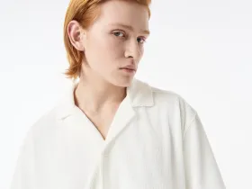 Мужская рубашка Lacoste из хлопка