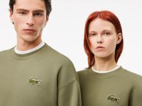 Флисовый свитшот Lacoste унисекс