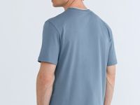 Футболка с имитацией второго слоя, Синий