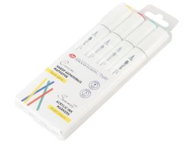 Набор акрил маркеры двусторонних Сонет Яркие цвета 4цв