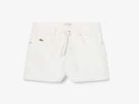 Женские джинсовые короткие шорты Lacoste