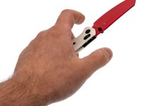 Складной нож Bestech Knives Cicada's Wing, сталь 10Cr15MoV, рукоять G10, красный/белый