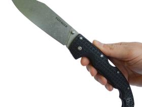 Нож складной Cold Steel Voyager Clip Extra Large, сталь Aus-10A, рукоять grivory, черный