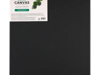 Холст грунтованный на подрамнике "Ладога", 50х50 см 380 г, 100% хлопок, черный акриловый грунт, сред