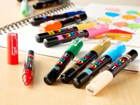 Набор маркеров POSCA PC-1M стандартные цвета 6 шт