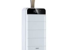 Внешний аккумулятор Remax RPP-184 Leader Series 40000mAh 2.1A 10W 3*USB/Lightning/Type-C (белый)