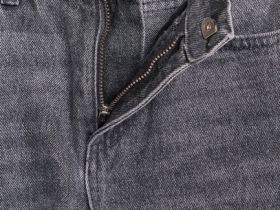 Джинсы Mom для девочек, Серый