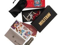 Складной нож Kizer Mini Militaw сталь S45VN, рукоять титан/карбон