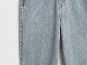 Джинсы Mom, Серый