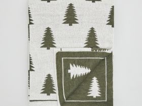 Плед Abete rosso, зеленый