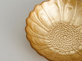 Блюдо Fiori, золотое