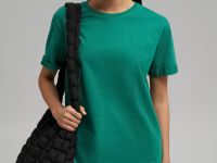 Футболка свободного кроя из джерси