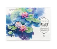 Альбом-склейка для акварели Малевичъ "Monet" А5 20 л, 300 г 100% хлопок, Fin