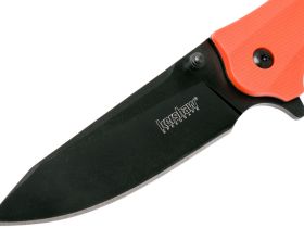Складной нож Kershaw Barricade, сталь 8Cr13MoV, рукоять GFN, оранжевый