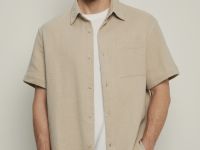 Рубашка с коротким рукавом из хлопка