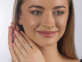 Помолвочное кольцо из серебра э0612кц06165200_white