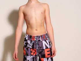 Шорты текстильные плавательные для мальчиков, длинные