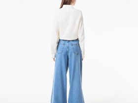 Женские прямые джинсы Lacoste с высокой талией