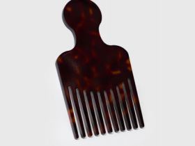 Набор аксессуаров для волос: гребень, расческа и заколка-шпилька, Коричневый