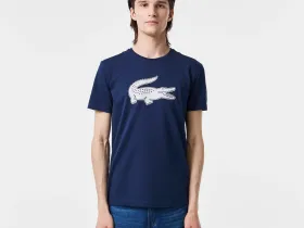 Мужская футболка Lacoste с принтом