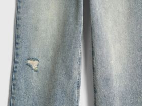 Джинсы Wide leg для девочек, Голубой