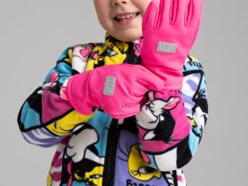 Перчатки текстильные для девочек