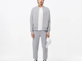 Мужские брюки Lacoste для спорта из меланжевой смеси хлопка