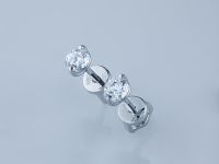 Пусеты из серебра э0612пс01220879